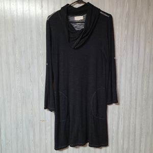 Max Studio Weekend Black Cowl Neck Dress Size S